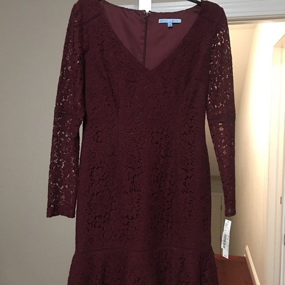 Antonio Melani Lace V Neck Dress - Picture 2 of 4